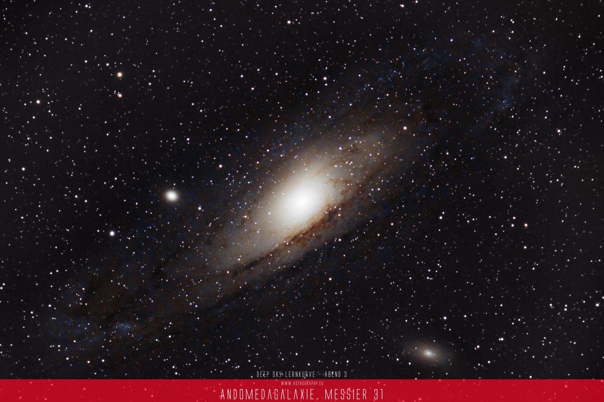 Andromedagalaxie und Pferdekopfnebel - Sternklare Nacht 3