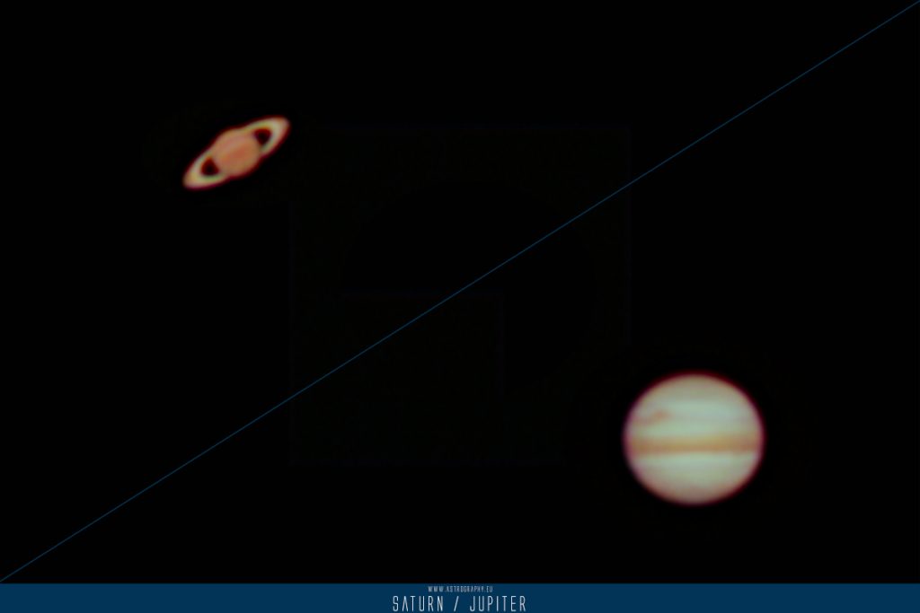 Astrofoto Saturn Jupiter Sternklar 19