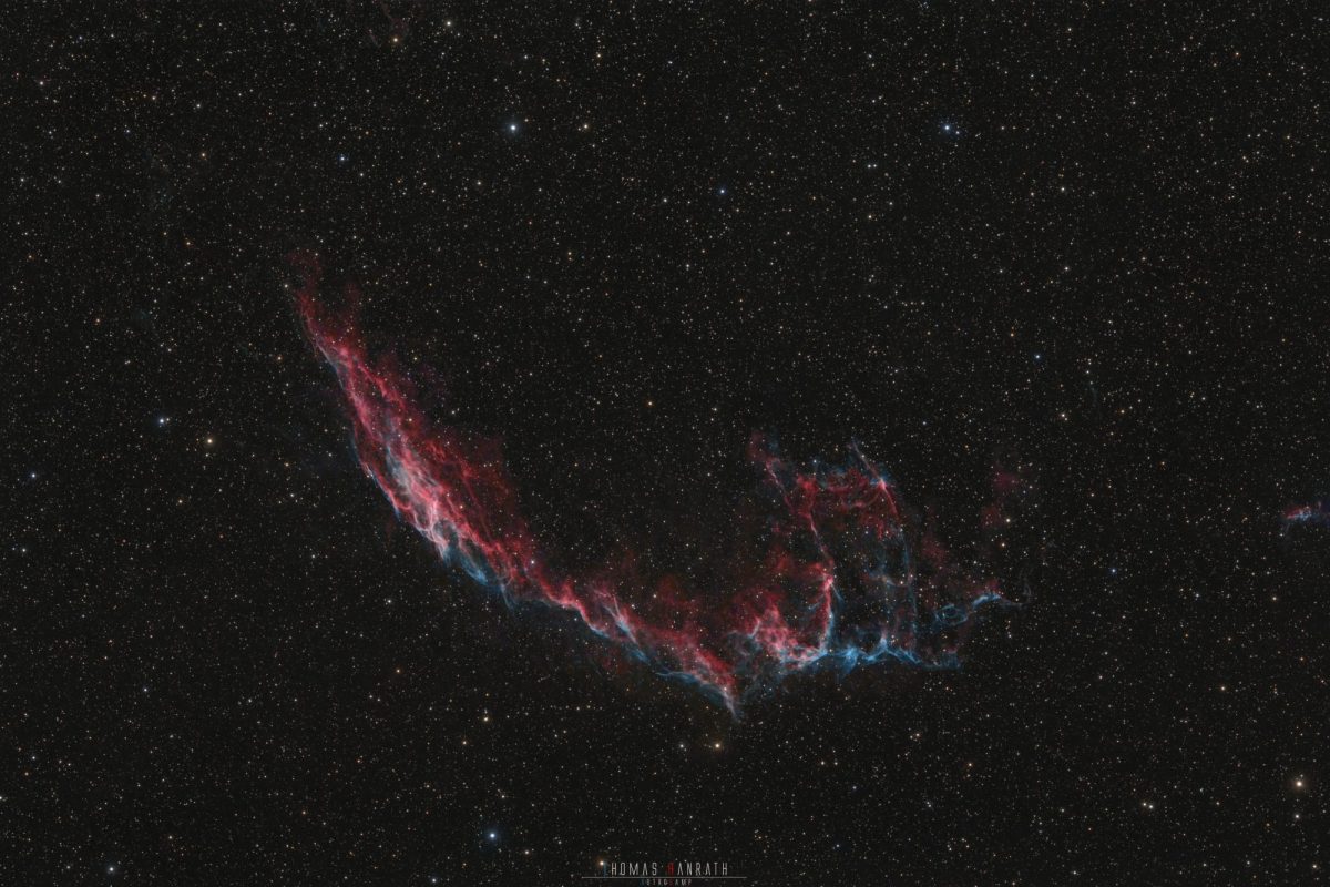 Östlicher Schleiernebel (Caldwell 33 / NGC 6992), Supernovaüberrest, Astrofotografie