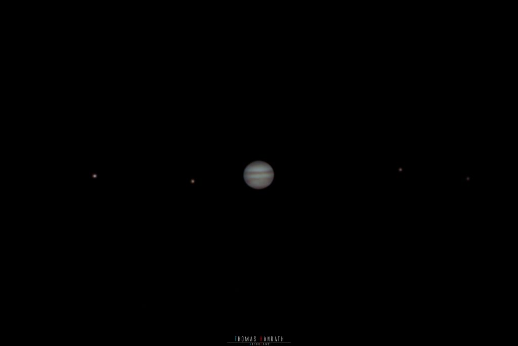 Jupiter – Galileische Monde – 9. Oktober 2022
