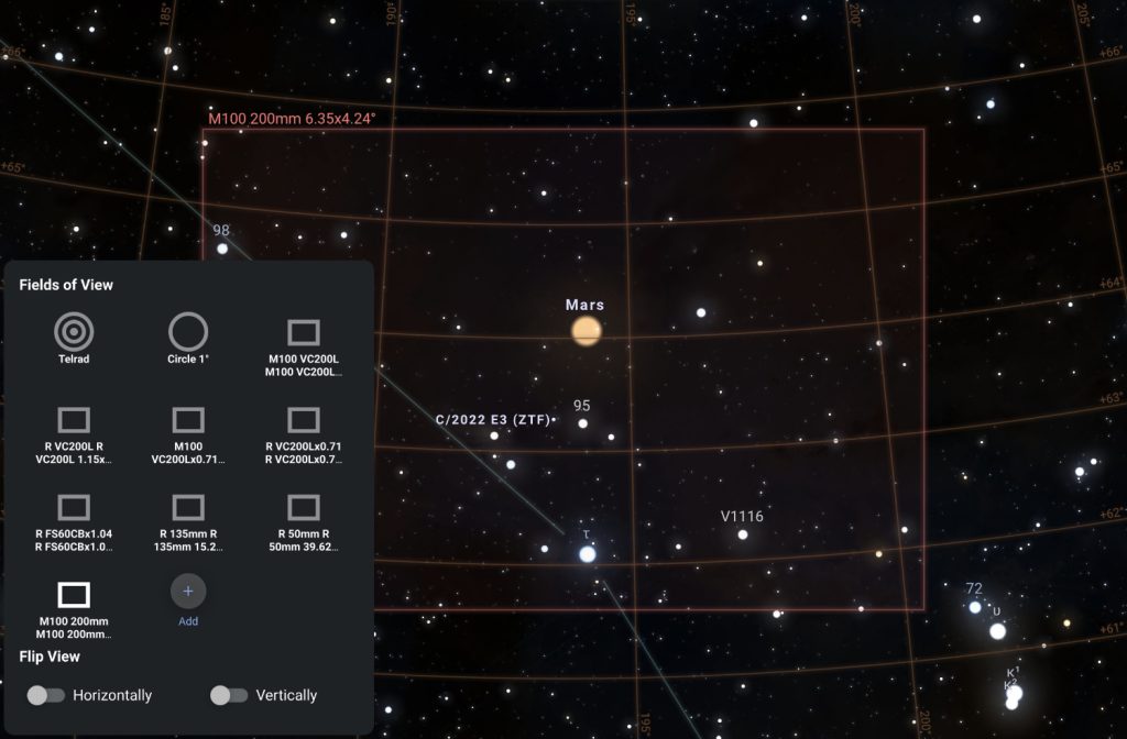 Tutorial: Stellarium Mobile PLUS FoV – Astrophotography And Astronomy