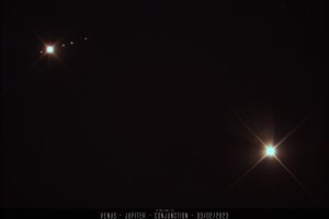 Venus-Jupiter-Conjunction 2023