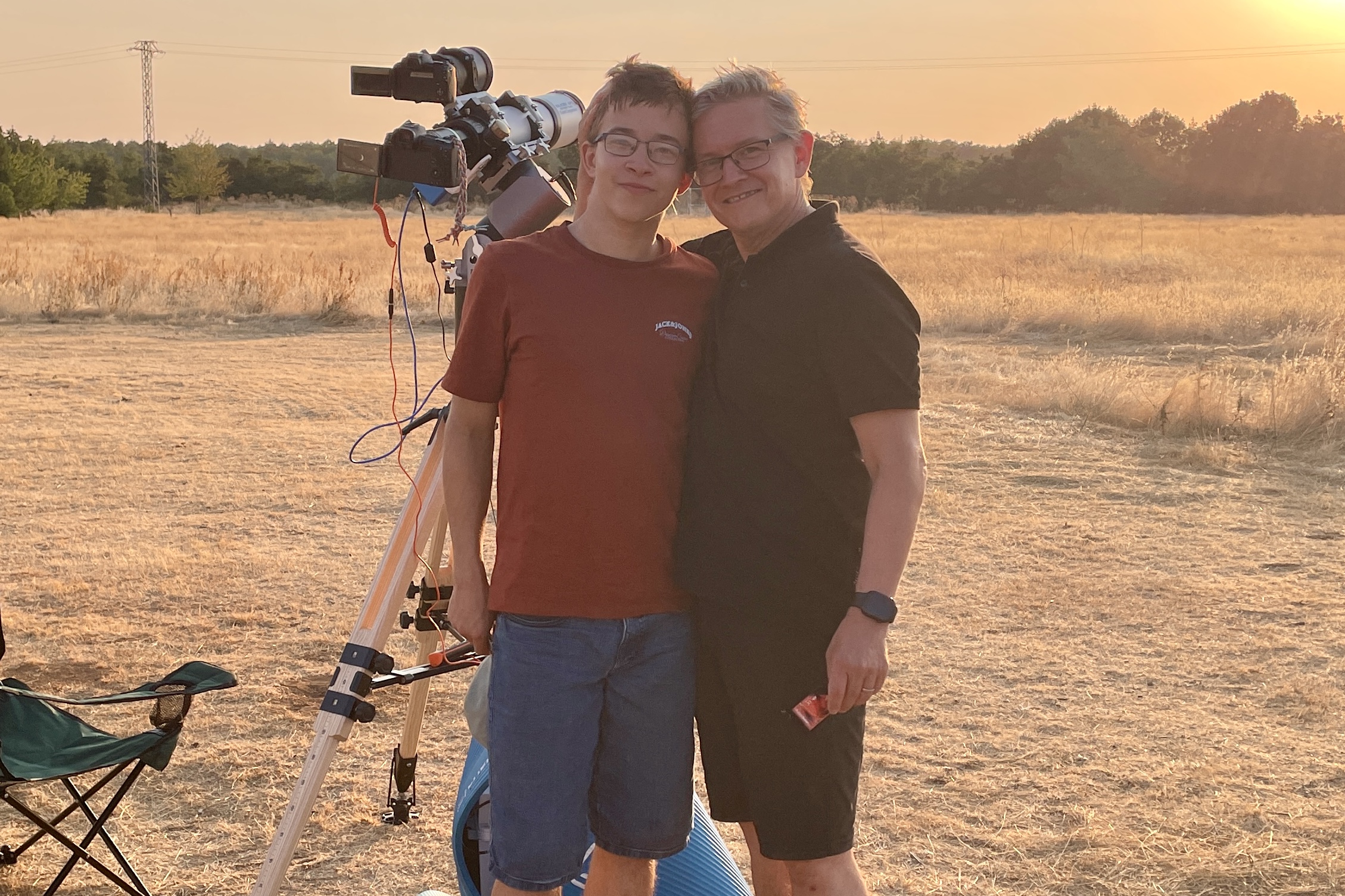 Gero and Tom after Eclipse